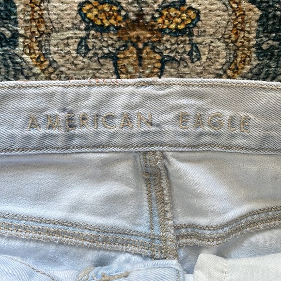 American Eagle Outfitters Embroidered High Rise “Mom”Jean Shorts - Picture 6 of 8